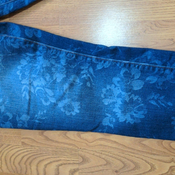 Gap 1969 Floral Print Skinny Ankle Capri Jean - Picture 2 of 10